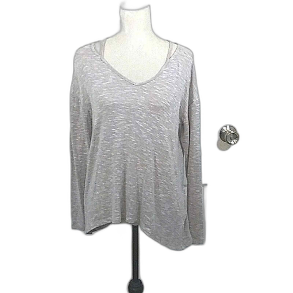Juicy Couture Womens Top Cream Beige Casual Pullover